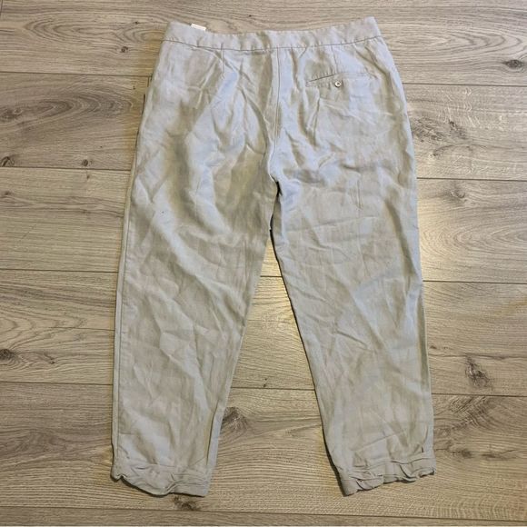 Wilfred Allant Pant Cropped linen pant soft grey size US 6 Aritzia - Picture 10 of 13